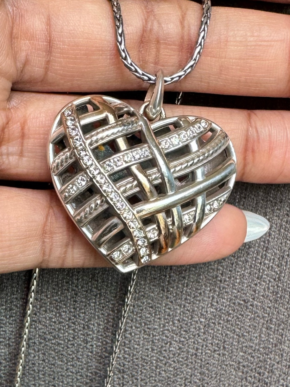 Brighton Neptune's Rings Convertible Reversible Heart necklace - Picture 5 of 13